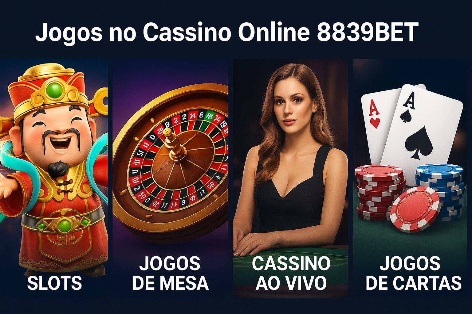Jogos de cassino online inovadores e emocionantes na 8839BET
