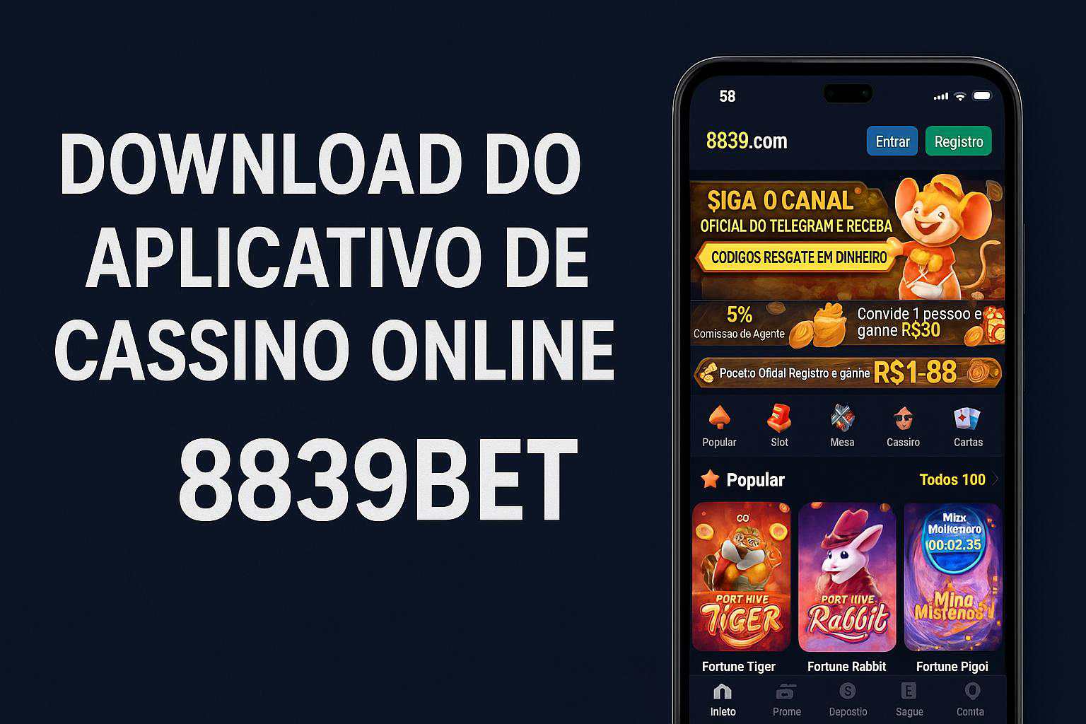 Baixar o 8839BET Cassino App